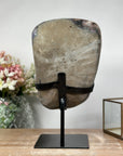 Gorgeous Natural Druzy Quartz Geode on Metal Stand - Sparkling Home Decor - MWS0893