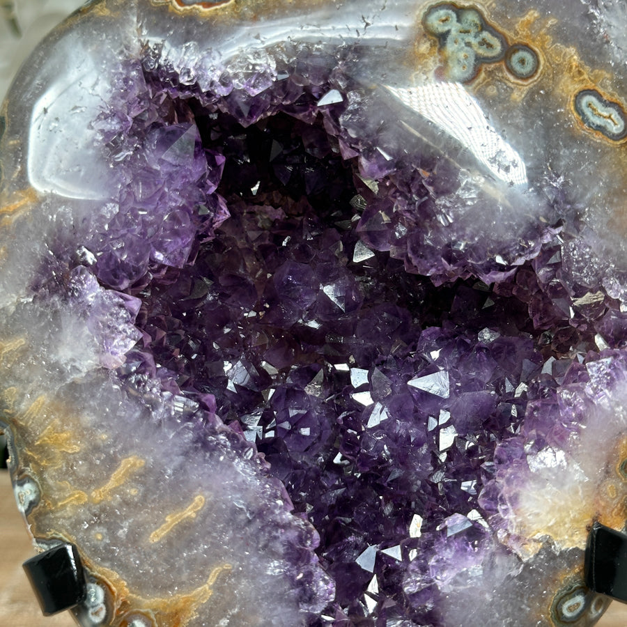 Unique Natural Amethyst Geode with Beautiful Formations - MWS1664