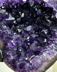 Deep Purple Natural Uruguayan Amethyst Geode - MWS1643