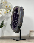 Natural Uruguayan Amethyst Geode with agate Shell - MWS1265