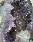 Beautiful Amethyst Geode with Unique Calcite Crystal Formation - MWS1056