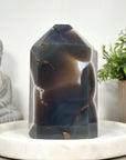 Huge XXL Blue Agate & Amethyst Stone Tower  - STP0155