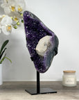 Natural Amethyst Geode with Beautiful Calcite Formations - MWS1718