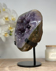 Exquisite Natural Amethyst Geode Full of Stalactites - MWS1399