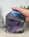 Natural Amethyst & Blue Agate Stone Tower  - STP0183