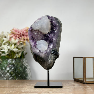 Outstaning Amethyst Geode with Calcite Formation - MWS1051