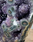 Outstaning Natural Amethyst Geode Full of Stalactite Formations - MWS1354