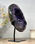 Stunning Natural Amethyst Geode with Large & Shinny Crystals - MWS1481