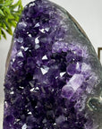 Gorgeous Self Standing Amethyst Stone with Agate Shell - CBP1015