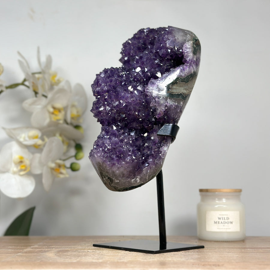 Top Quality Amethyst Specimen with Beautiful Stalactite Formations - MWS1547