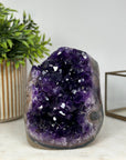 Natural Amethyst Cathedral with Beautiful Agate Shell - CBP1007