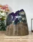 Natural Amethyst Cathedral with Huge Deep Purple Crystals - CBP1052