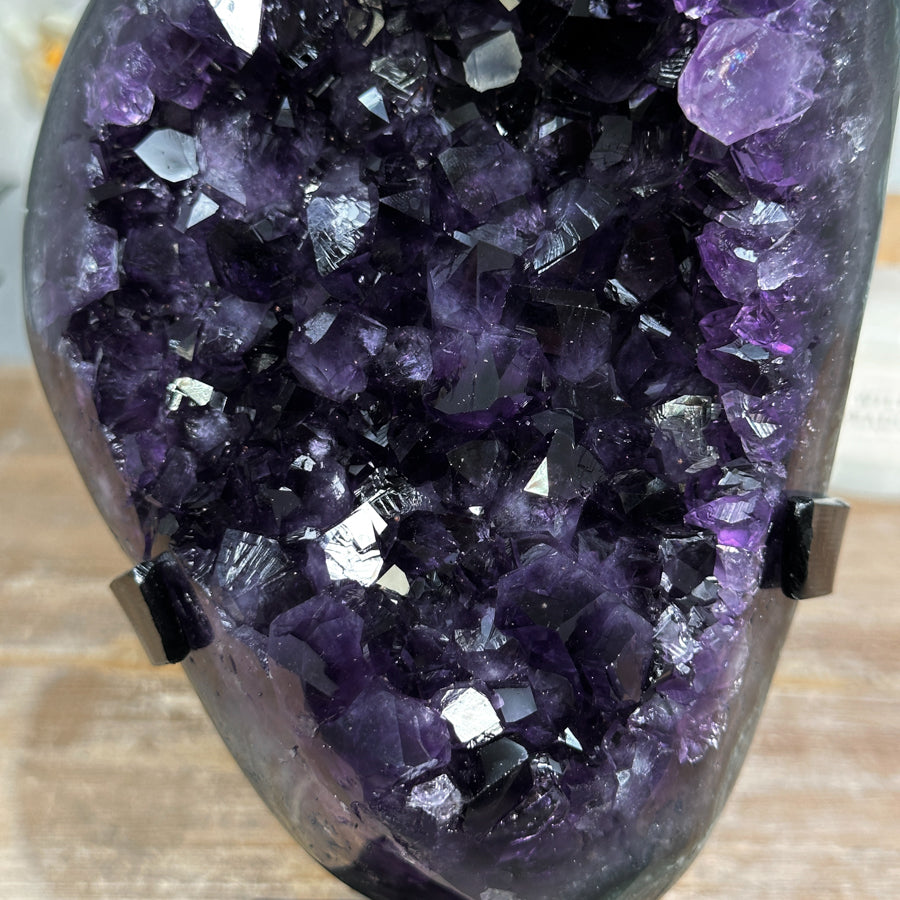 Beautiful Amethyst Crystal Cluster with Green Jasper Matrix - MWS1723