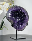 Deep Purple Natural Uruguayan Amethyst Geode - MWS1643