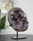 Rare Quartz and Jasper Crystal Geode - MWS1624