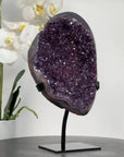 Outstanding Galaxy Amethyst & Agate Geode - MWS1587