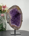 Charming Natural Amethyst & Quartz Geode Centerpiece - MWS0914