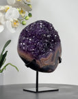 Natural Deep Purple Amethyst & Jasper Crystal Cluster - MWS1693