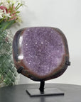 Natural Large Amethyst Geode, Stand Included - AWS1356