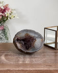 Beautiful Quartz Druzy Stone Geode: Sparkling Addition for Home Decor - AMGE0168