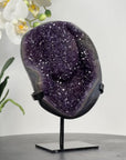 Beautiful Amethyst & Blue Agate Geode with Rare Formation - MWS1638