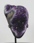 Deep Purple Natural Amethyst Cluster Geode - MWS0097