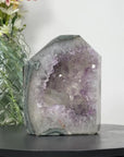 Amethyst & Green Jasper Stone Obelisk  - STP0150