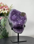 Natural Amethyst Stone Crystal with Calcite Formation - Unique Decorative Piece - MWS0895