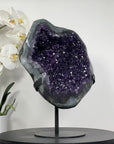 A Grade Large Natural Amethyst with Quartz Shell - MWS0158