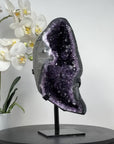 Natural Amethyst Geode with Beautiful Calcite Formations - MWS1667