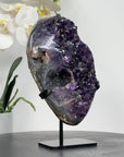 Natural Top Grade Amethyst Cluster with Rare Quartz Druzy & Calcite Inclusions - MWS1584