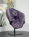 Natural Amethyst Crystal Geode with Stalactite Eye Formation - MWS1344