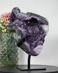 Beautiful Amethyst Cluster with Green Jasper Shell - MWS1155