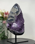 XXL Beautiful Amethyst & Agate Natural Geode - Perfect Home Centerpiece - MWS0919