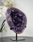 Amethyst Geode with Large & Shinny Crystals - MWS1658