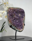 Stunning Amethyst & Jasper Stone Crystal Specimen - MWS1668