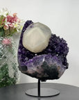 Beautiful Amethyst & Calcite Specimen, Collector Grade Crystal - MWS0917