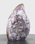 Amethyst Stone Flame Carving Crystal - FST0089