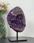 Beautiful Deep Purple Amethyst Stone Crystal, Ready to Display - AWS0746