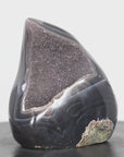 Uruguayan Banded Agate & Galaxy Quartz Druze Falme - FST0099