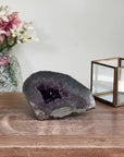 Unique Natural Amethyst Stone Geode: A Vibrant, Energy-Enhancing Showpiece - AMGE0172