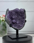 Huge Natural Amethyst Specimen, Display Included - AWS1432