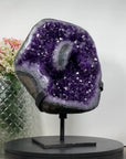 Natural Amethyst Stone Geode with Stalactite Eye Formation - AWS1254