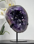 Stunning Natural Deep Purple Amethyst Geode - MWS1537