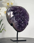 Deep Purple Amethyst Cluster Specimen, Ideal for Home Decor - MWS1363