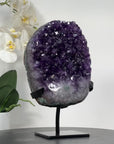 Natural Uruguayan Amethyst Cluster with Deep Purple Crystals - MWS1328