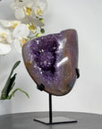 Outstaning Natural Amethyst Geode with Stalactite Formation - MWS1703