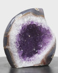 Amethyst, Quartz & Agate Stone Flame Geode - FST0101