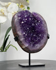 Natural Amethyst Gem Geode, Beautiful Rare Purple Color - MWS1598