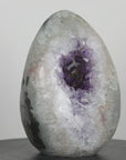 Stunning Huge Amethyst & Quartz Stone Egg Geode - STE0021